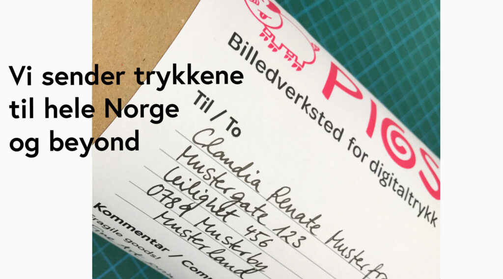 trygg pakking og frakt i hele Norge