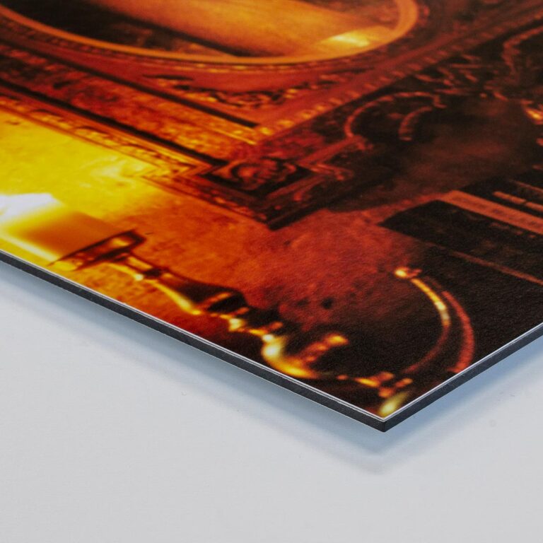 kasjering på alu-dibond – rene kanter