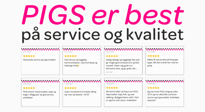 God service og topp kvalitet i Fine-art printing
