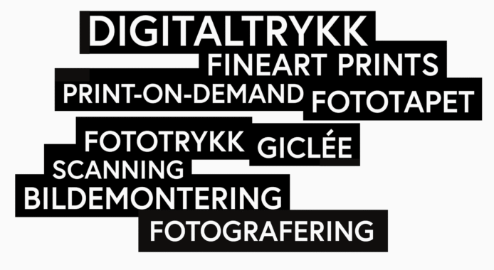 PIGS digitaltrykk, fine-art prints, print-on-demand, fototapet, fototrykk, giclée, scanning, avfotografering, bildemontering, fotomontering